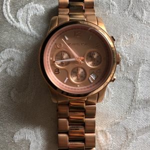 Michael Kota rose gold watch
